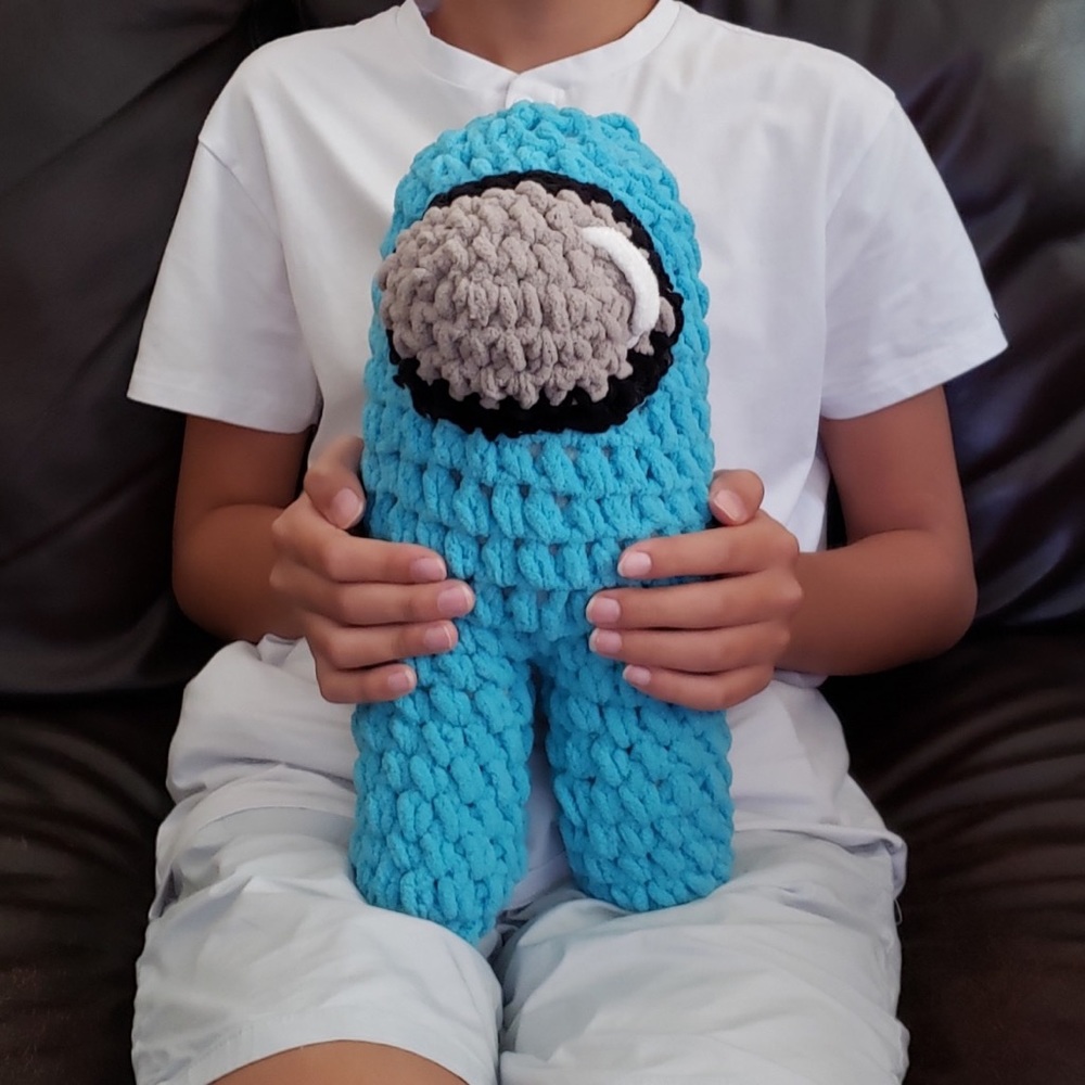 16” Inch Crocheted Plushie Among Us